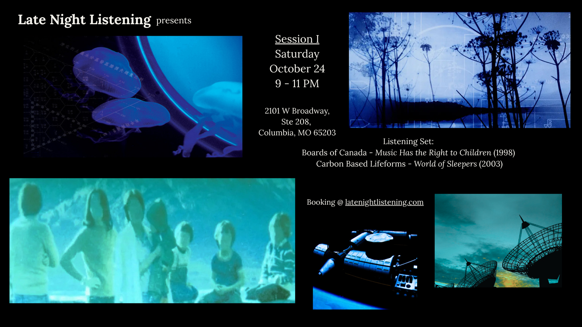 Flyer for the Saturday, October 24, 2026 session