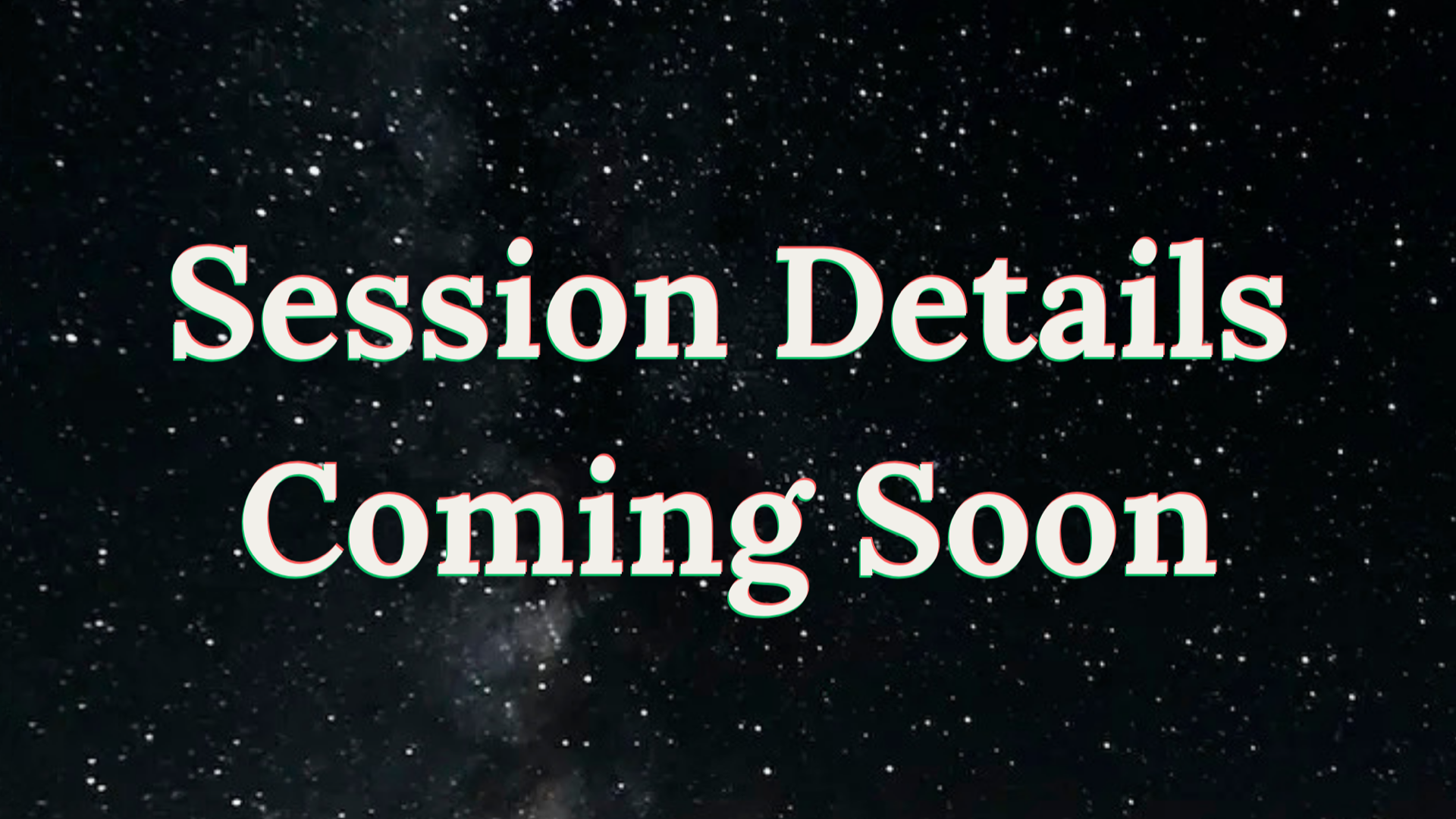 Flyer for the Saturday, December 12, 2026 session